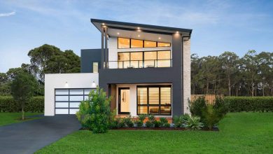 طراحی نمای ساختمان دو طبقه