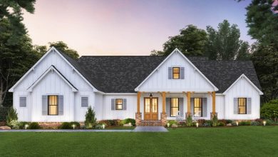 طراحی نمای ساختمان یک طبقه مسکونی